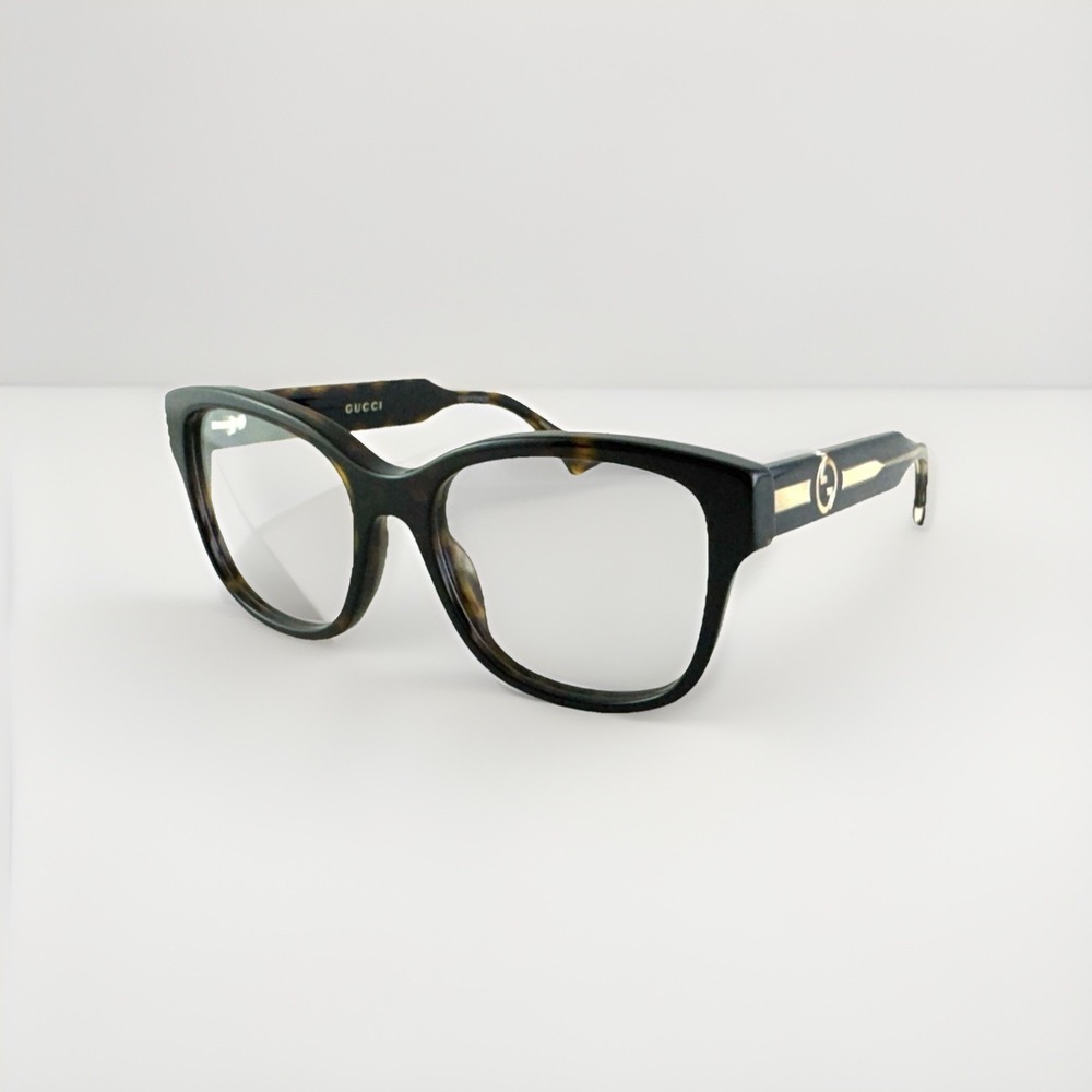 GUCCI Tortoise Frame Glasses Eyeglasses GG1775O GG 1775O 002 54-18-140 with Case